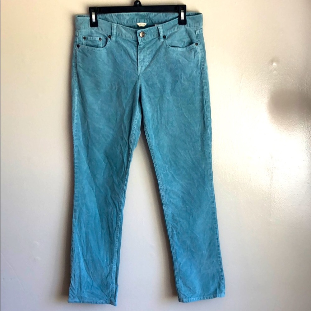 J. Crew City Fit Corduroy Pants Blue Size 29S